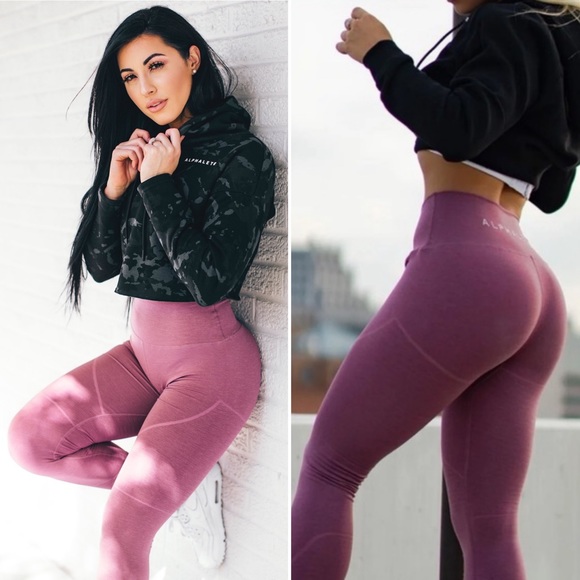 Alphalete Mauve Leggings Size Small - Picture 2 of 14